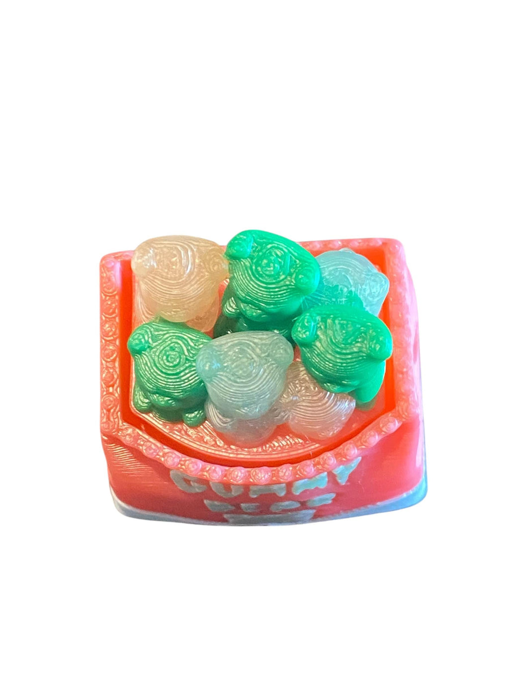 Bag of Gummy Bears Fidget Clicker Keychain | 3D Printed Sensory Toy | Candy Gift