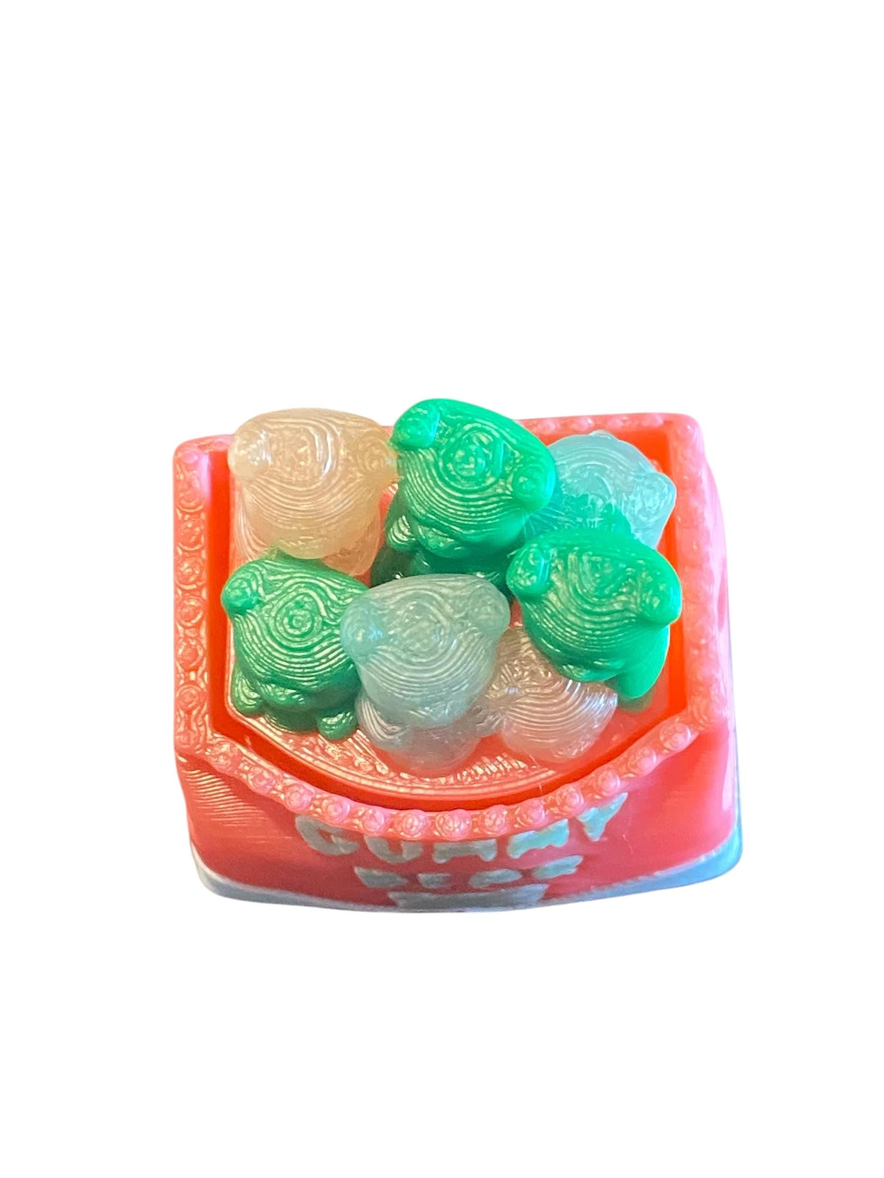 Bag of Gummy Bears Fidget Clicker Keychain | 3D Printed Sensory Toy | Candy Gift