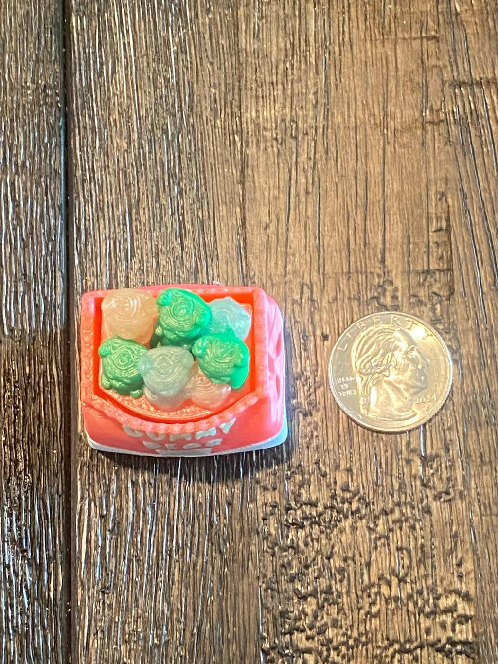 Bag of Gummy Bears Fidget Clicker Keychain | 3D Printed Sensory Toy | Candy Gift