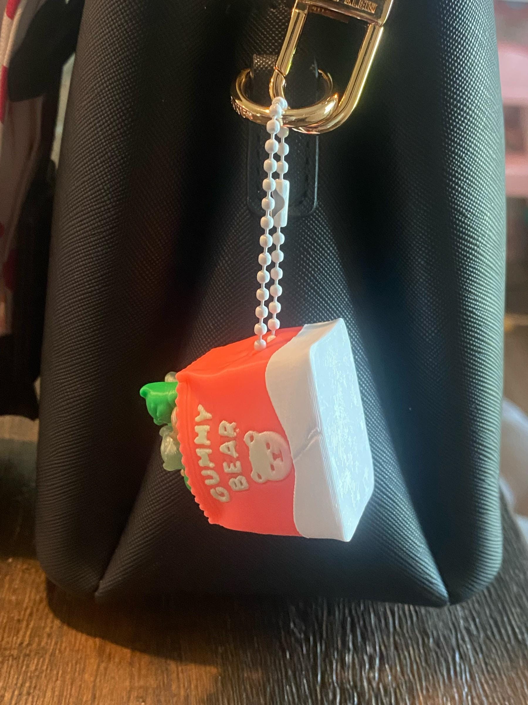 Bag of Gummy Bears Fidget Clicker Keychain | 3D Printed Sensory Toy | Candy Gift