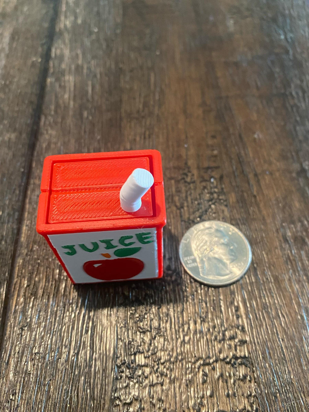 Apple & Orange Juice Box  Fidget Clicker | 3D Printed Sensory Toy | Kawaii Dessert Gift
