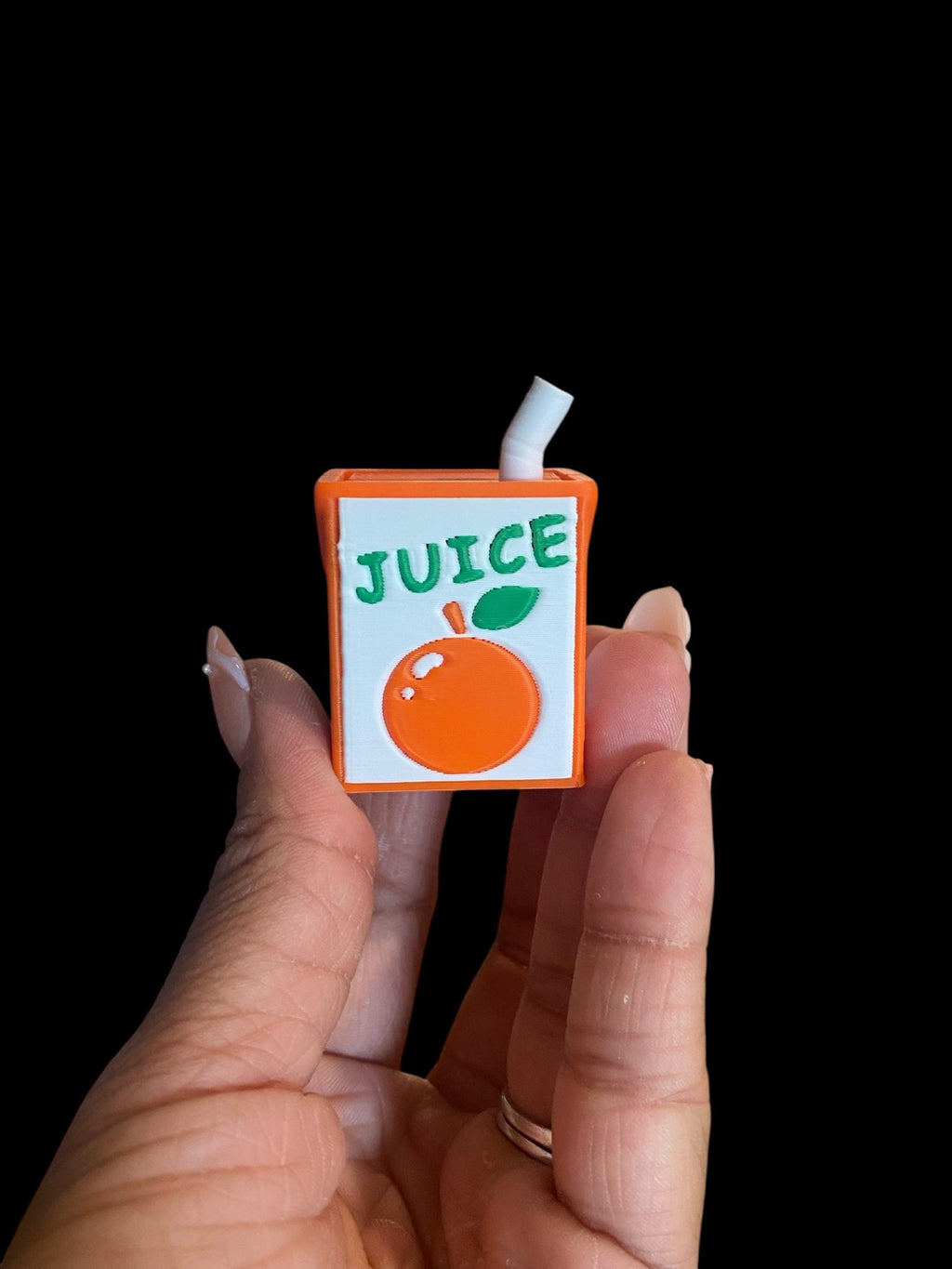 Apple & Orange Juice Box  Fidget Clicker | 3D Printed Sensory Toy | Kawaii Dessert Gift