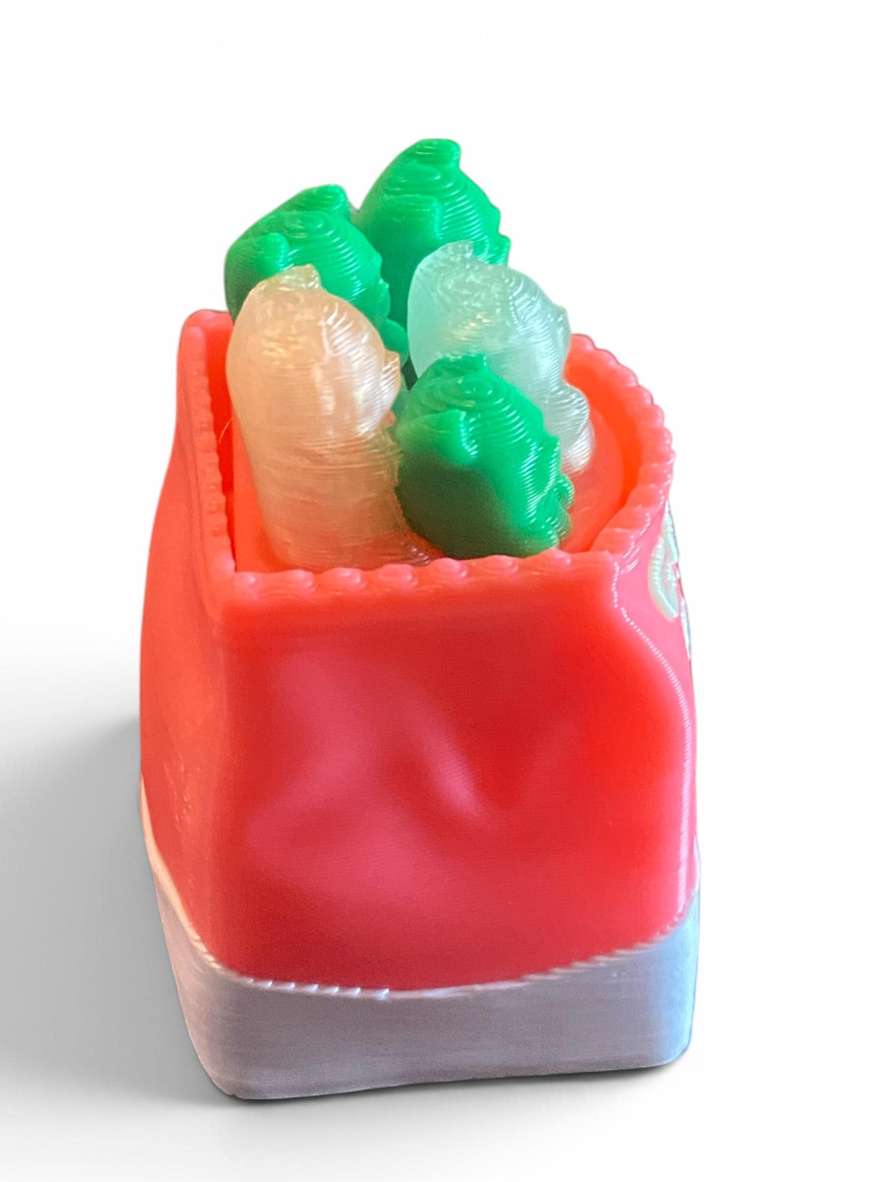 Bag of Gummy Bears Fidget Clicker Keychain | 3D Printed Sensory Toy | Candy Gift