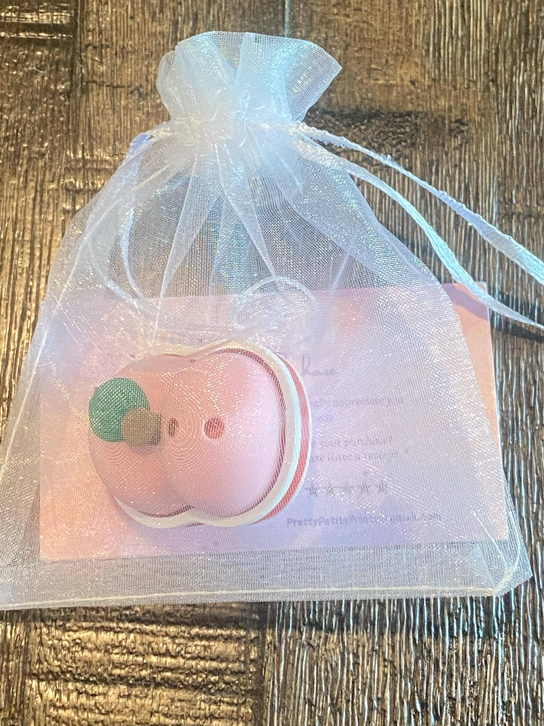 Summer Peach Fidget Clicker Keychain | 3D Printed Sensory Toy | Cute Fruit Gift