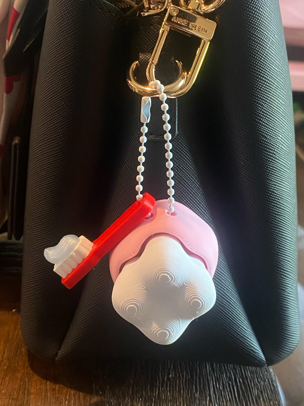 Molar & Toothbrush Fidget Clicker Keychain | 3D Printed Sensory Toy | Dental Gift