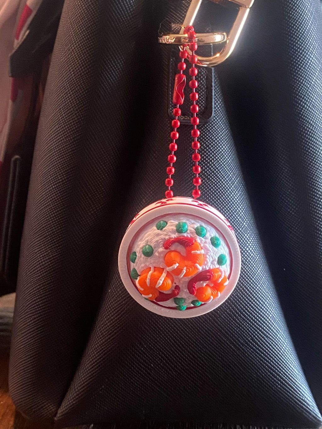 Shrimp Fried Rice Ramen Fidget Clicker | 3D Printed Kawaii Sensory Toy | Foodie Gift