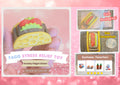 Taco Fidget Clicker Keychain | 3D Printed Sensory Toy | Cute Foodie Gift