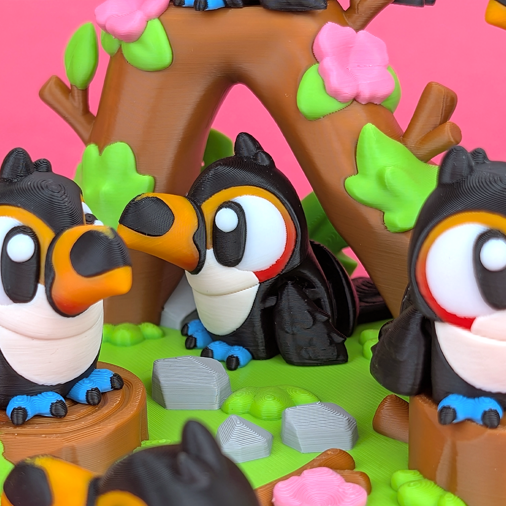 Flexi Toucan & Jungle Park Playset